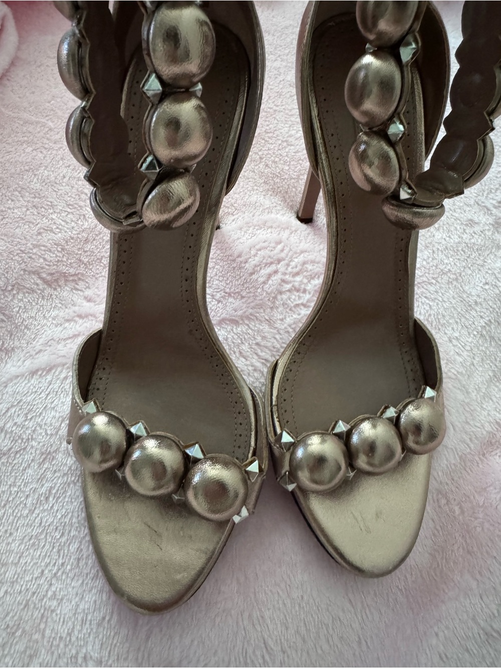 Alaïa *Rare* Bombe Rose Gold Pumps | Excellent Condition - Picture 12 of 14
